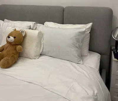Bed from Home Center King Size (180x200cm) + 2 Free Bedside Tables