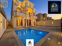 Own a luxurious, classic-designed two-story villa with a rooftop terrace and a 5000 sq ft swimming p
