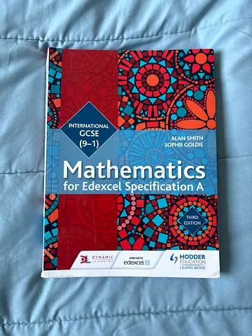 Edexcel International GCSE (9-1) Mathematics Specification A Textbook