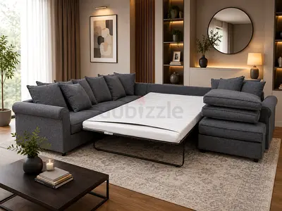 IKEA FRIHETEN Corner Sofa Bed with Storage – Grey