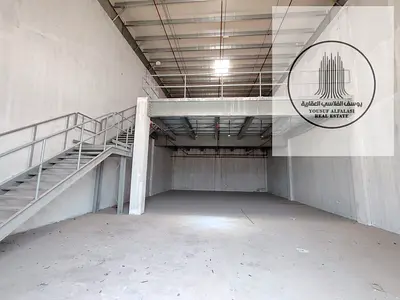 للايجار مستودع مساحه 3555  قدم كهرباء 19  كيلو السعر 120.000 درهم