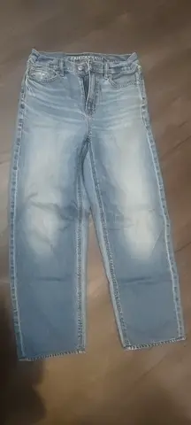 American Eagle Light blue straight-leg jeans, good used condition