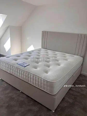 Brand New 180*200 King Size Bed Frame For Sale. Stylish Fabric Bed Frame.