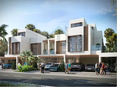 Luxury 5BR Townhouse | Marbella at DAMAC Lagoons | Resort-Style Waterfront Community