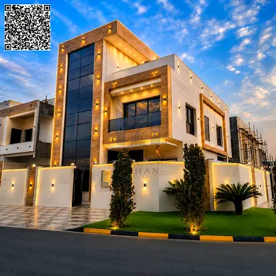 Luxury Corner Villa for Sale | 6 Master Bedrooms + Private Pool | Al Zahiyah, Ajman