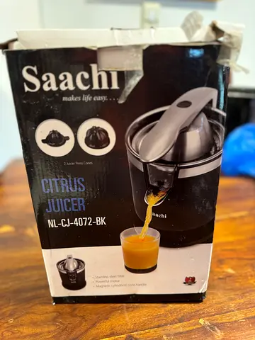 Saachi Citrus Juicer NL-CJ-4072-BK