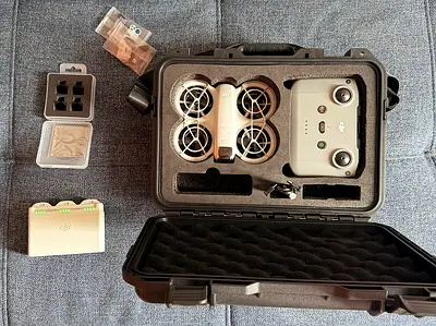DJI Neo Combo Pack with waterproof hardcase,RC-N3 remote, Filters and more