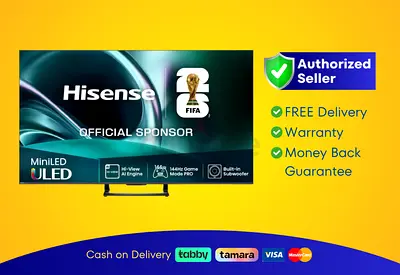 Hisense 65 Smart ULED TV - 4K - Brand New | Warranty | FREE Delivery