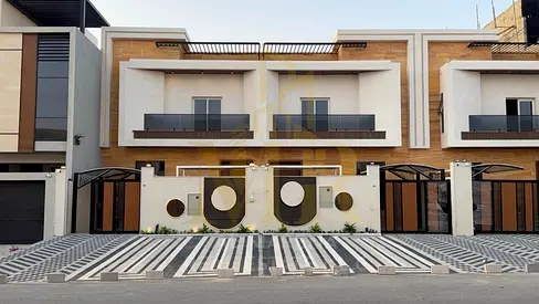 Townhouse for sale in Ajman | Al Helio 2 area | 4 bedrooms and a living room | Freehold for all nationalities | Price includes registration fees.