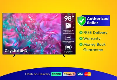 Samsung 98 inch TV Smart 4K - Brand New | Warranty | FREE Delivery