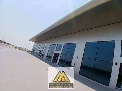 A large shop suitable for all services in the Al Bahia area on the main Mohammed Bin Zayed Road, close to all services and main roads.
