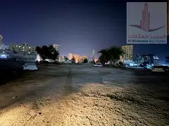 For sale in Ajman, residential/commercial land in Liwara 1, area 2000 sq ft, corner on two streets,