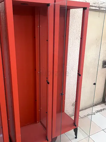 3 pcs set  Wardrobe / Armoire with Glass Panels - Good Condition