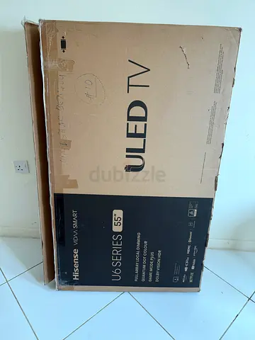 Hisense ULED 55 TV (brand new in box) with cracked/broken screen for sale(.small level )
