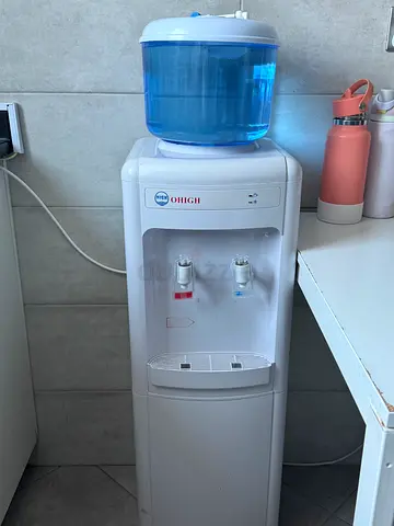Standalone Water Cooler Dispenser with 5L Bottle - White