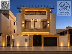 Luxury villa for rent in Al-Haliou 2 - 5 master bedrooms - roof - private swimming pool - prime loca