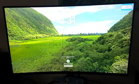 27 curved monitor , Gawfolk excellent condition