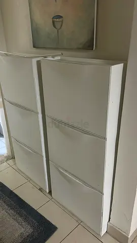 IKEA White shoe rack two in Good Condition