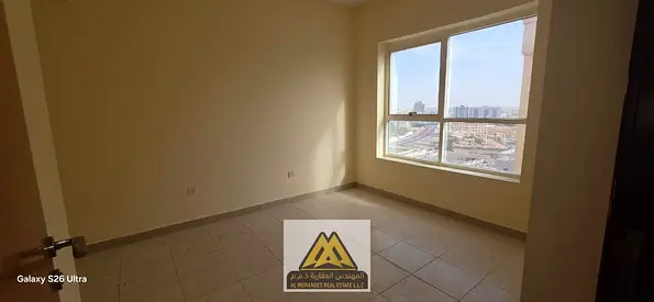 🏡 1-bedroom apartment for annual rent in Mandarin Towers, closed kitchen, central A/C, indoor parking, AED 27,000, 4 payments.