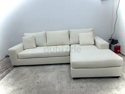 Luxury pottery barn lshape sofa