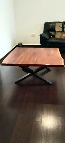 Solid wood coffee table