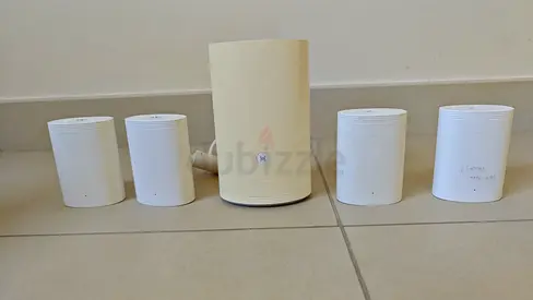 Huawei WiFi Q2 Pro Mesh System (1 Gigabit PLC Base Router + 4 Satellites) – Whole Home Coverage
