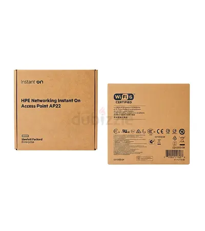 HPE Instant On AP22 Wi‑Fi 6 Access Point - Brand New in Box