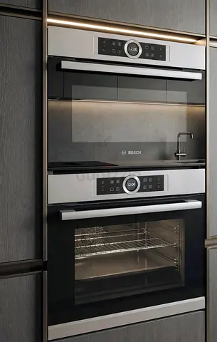 Bosch Series 8 Built-In Oven Microwave Set 60cm – Excellent Condition
