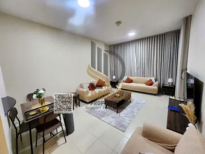 Furnished 2 Bedroom Apartment for Monthly Rent in Ajman One Towers | Clean Furniture