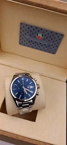 TAG Heuer Carrera Calibre 16 Automatic Chronograph Blue Dial Stainless Steel Watch