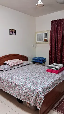 Furnished Master bedroom with attached bath, kitchen dining facilities available from 20th Aug