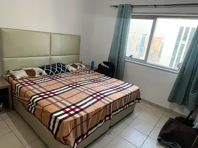 Urgent sale of king size bed with upholstered headboard - good condition