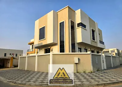 Premium 4-Bedroom Master Villa for Annual Rent in Al Zahia - Ajman (Corner/Two-Street Plot - Parking for 6 Cars, Near Mosque & Services)