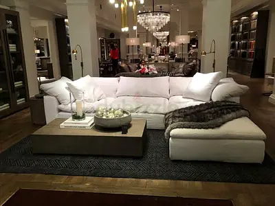 4_ pieces Modular Marina Home Luscious Sofa with footstool