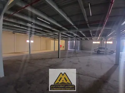 Excellent opportunity to rent a very large warehouse in Al Jurf Industrial 1, Ajman, suitable for heavy industrial operations, factories,