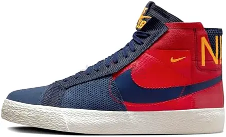 Nike Blazer Mid Navy Red Sneakers (Barcelona Edition)- Mens Size (pre-owned)
