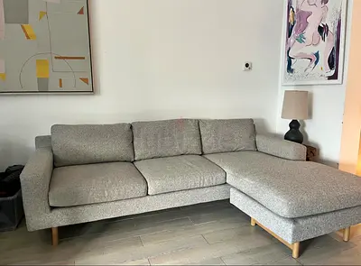 West Elm L Shape Sofa Excellent condition