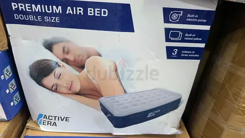 Double Size Premium Air Bed with Built-in Pump (New in Box)
