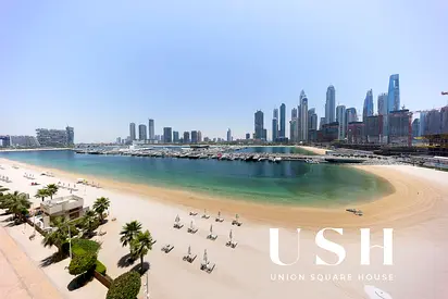 Largest 1BR | Full Sea and Marina skyline view