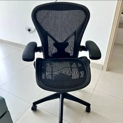 Herman Miller Aeron Office Chair with Adjustable Arms and Lumbar Support