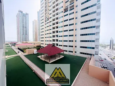 Spacious 1BHK Apartment with Closed Kitchen, Sea & City Views for Rent – Tower 11 (3rd Floor), Ajman