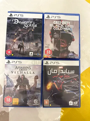 Bundle of 4 PlayStation 5 Games price is negotiable