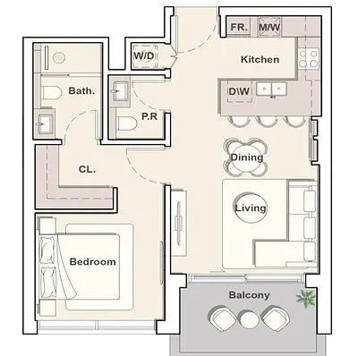 1BR in Playa Del Sol by Ellington | Al Marjan Island | Beachfront Living Steps from Wynn Resort