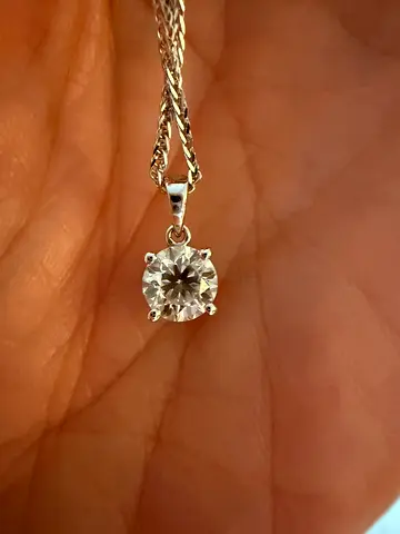 Solitaire diamond chain