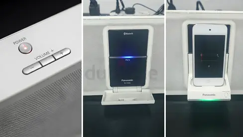 Panasonic SC-HC05 Compact Stereo System / Bluetooth Speaker with iPod Dock – Excellent Sound!