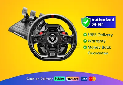 Thrust Master PlayStation Force Feedback Racing Wheel and Pedal Set | Brand New |  Warranty | FREE