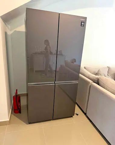 Hitachi refrigerator 4 door bottom freezer neat and clean perfect working