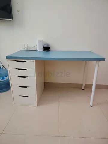 Ikea Office Table for sale with 360 degree moving chair