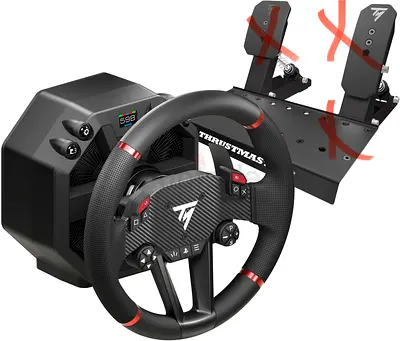 Thrustmaster T598 Black, Red USB Steering