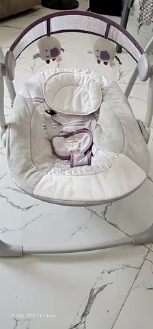 Mastela Brand Lightweight Baby Rocker/Soothing Swing with Toys - Good Condition